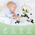 Baby Crib Mobile - Panda Mobile for Crib, Nursery Mobile Decor, Baby Bassinet Mobile Toy - Shower Set for Infant Bedroom Hanging Decoration, Gende...