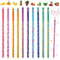 40 Pieces Scented Pencils for Kids Scented Pencils with Erasers Fruit HB Graphite Pencil for School Stationery Party Reward Supplies...