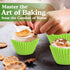 Regency Wraps Greaseproof Professional Grade Baking Cups, Pack of 40, Standard Liners, Lime Solid, for Cupcakes, Muffins, Candy, Non Stick...