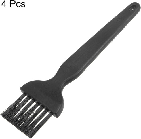 uxcell 4 Pcs Anti Static ESD Brush Plastic Handle Nylon Lab Cleaning Brushes for Electronics Keyboard PCB BGA Repair Soldering, 25x31mm Bristles...