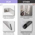Bathroom Towel Holder Towel Bar Wall Mounted: 16'' One-Piece Bathroom Towel Rack without Assembly, Hand Towel Holder for Bathroom Decor Accessorie...