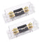 smseace 2Pack 200Amp ANL Fuse Holder with 200 Amp ANL Fuses Fit for 0/2/4/8 AWG Car Audio and Other high Current Applications...