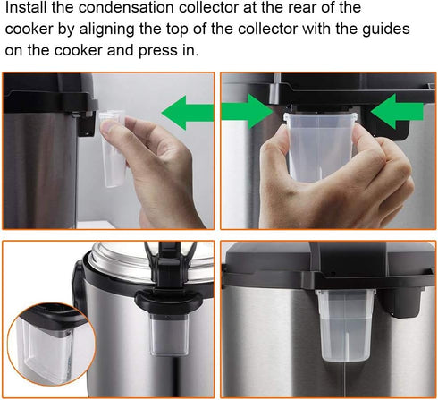 Original Condensation Collector for Instant Pot 5, 6, 8 Quart Duo, Duo Plus, Ultra, Lux, Smart 2 - Pack...