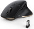 iClever Bluetooth Mouse, Wireless Dual Device Mouse with 5 Adjustable DPI, 6 Buttons, Rechargeable, Ergonomic Design for Laptop, iPad, MacBook, Ta...