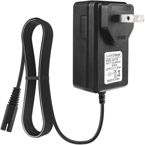 Cordless Water Flosser Charger Cord for Waterpik WP360 WP462 WP450 WP360W WP462W WP450W Replapcement Water Flosser Power Cord 3V DC 2-Prong Adapte...