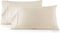 HC Collection Pillow Cases Standard Size/Queen Size Set of 2- Microfiber, Extra Soft Pillowcases - Easy Care & Machine Washable - Cream...