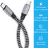 USB C Charger Cable, New Nylon Braided USB C to USB C Cable 3PACK 6FT Type C PD 60W Fast Charging for iPhone 15/15 Pro/15 Plus/15 Pro Max/iPad Pro...