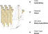 10 Pcs Bridal Shower Pens Bridesmaid Pens Diamond Pens with 10 Sheer Organza Bags Crystal Metal Ballpoint Pens Bling Pens for Wedding Party Favors...