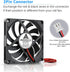 Gdstime 80mm x 80mm x 10mm DC 5V Brushless Cooling Fan 2PIN...