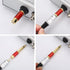MOBOREST 1/4 in to RCA Female Pure Copper Adapter, 6.35mm Mono TS Plug Male 1/4 inch to RCA Female Stereo Interconnect Audio Adapter, (Red-2Pack)...