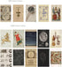 Vintage Scrapbooking Material Paper Sticker Set Universe Constellation Planet Moon Earth Map Art Project DIY Supplies for Scrapbook Journal Planne...