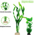 Fish Tank Decorations Plants with Resin Cave Rock View, 9pcs Aquarium Decorations Plants Plastic,Fish Tank Accessories, Fish Cave and Hideout Orna...