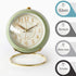 SHISEDECO Small Tableclocks Classic Non-Ticking Tabletop Alarm Clock with Backlight, Battery Operated Astronaut Deskclock with HD Glass for Living...