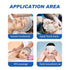 100 Pieces Disposable Headbands Spa Stretchable Headband Skincare Headbands for Women Soft Non Woven Facial Spa Head Bands White...