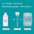 150 - Rubbing Alcohol Q Tips Swabs Cotton Swabsticks Individually Wrapped for Wound Care Trave Newborn Baby Safety...