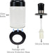 EIKS Oil Bottle with Silicone Brush for Cooking BBQ Kitchen...
