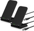 Samsung Wireless Charger Stand Fast Charging for Samsung Galaxy S24 Ultra S24 S23 S22 S21 S20, 2Pack 15W Android Wireless Charger Stand Fast Charg...