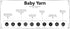 Baby Yarn #3 Light Worsted DK Anti-Pilling Acrylic Yarn for Knitting and Crochet (1 Pack, 576 Turquoise Blue)......