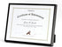 Golden State Art, 8.5x11 Picture Frame Certificate Document Frames with High Definition Real Glass, Wall & Tabletop Degree Frame for 8.5 x 11 Dipl...