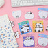 12 Pack Cute Panda Sticky Note,360 Sheets Cartoon Animal Self-Stick Note Pads Memo Pads Notepad Message Note Reminder Note for Kid Plan Index Stud...