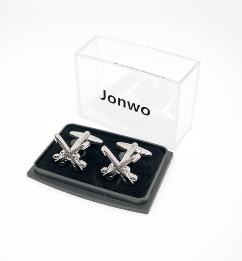 Silver Electric Guitar Men CuffLinks in Gift Box for Business Wedding Anniversary Shirt Present Unisex Metal Cuff Links...