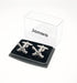 Silver Electric Guitar Men CuffLinks in Gift Box for Business Wedding Anniversary Shirt Present Unisex Metal Cuff Links...