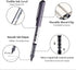 Black Liquid Ink Rollerball Pen, Fine Tip Pens Bullet Nib 0.5mm Black Ink?Smooth Writing Rollering Writing Pen, 12 Pack Office Bulk Pens...