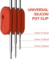 Pot/Cup Clip for Thermometers - Silicone, Non-Scratch, Hand-Free Cooking, Heat Resistant - Compatible with Most Probe Sizes - Great Gift Idea...