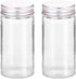 SWOMMOLY Replacement Glass Spice Jars/Round...