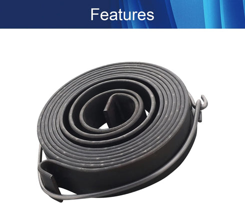 Drill Press Spring Drill Press 1540x10mm/60.63"x0.39" Spring Steel Drill Press Quill High Elasticity Feed Return Coil Spring Assembly Drill Press ...