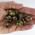 Black and Brown Dice - RPG DND Set - 'Werewolf'...