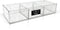 Isaac Jacobs Large 3-Compartment Acrylic Stackable Organizer (12.9" L x 5" W x 2.7" H), Multi-Sectional Tray & Storage Solution for Makeup, Craft ...