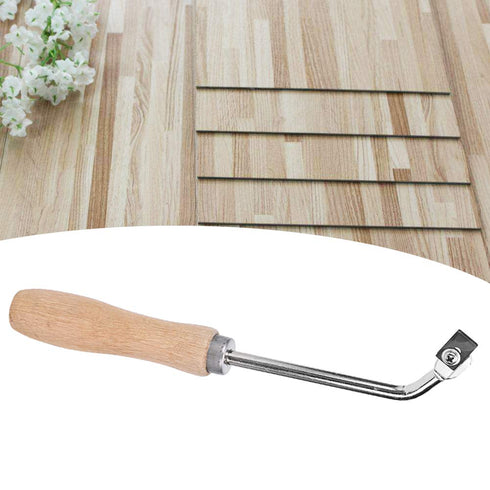 Groover Beech, Wood Grooving Gouge Steel Slotting Knife Flooring Tools for PVC Plastic Floor Flat Quarter Moon with Weld Trim and Hand...