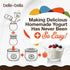 Belle + Bella Non-Dairy Vegan Yogurt Starter - Gluten Free, No Added Sugar, Non GMO - Makes 12 Quarts Vegan Yogurt - 2 Billion Live Cultures - Mix...