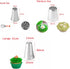 Symphony Wire Tips, Stainless Steel Icing Piping Nozzles For Pastry Fondant Tools (Grass)...