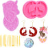 Weikap DIY Flower Mold Set for Polymer Clay Jewelry Making DIY Polymer Clay Earrings Decoration (Unicorn)...