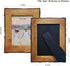 4x6 Wood Picture Frames Brown, Live Edge Rustic Photo Frame with Glass Front, Display 6x4 inch Photos for Tabletop or Wall Mounting...