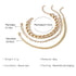 Bohemian Layered Anklet Gold Paperclip Chain Ankle Bracelet Fishbone Chain Anklets Adjustable Chunky Anklet Summer Beach Foot Chain Jewelry for Wo...