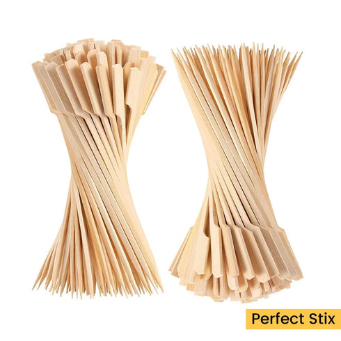 Perfect Stix Paddle Pick 6-200 6" Bamboo Paddle Pick Skewers (Pack of 200)...