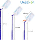 180° Dusters Multi Surface Duster Refills Kit Extender Handle (1 Long Handle to + 1 Short Handle + 15 Duster Refill)...