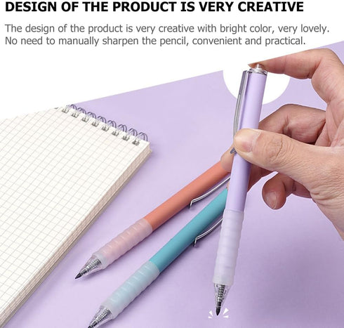 NOLITOY 12 Pcs Black Technology Pencil Accessories for Girls Kids Pencils Girls' Accessories Stationery Kids Mechanical Pencil Cute Mechanical Pen...