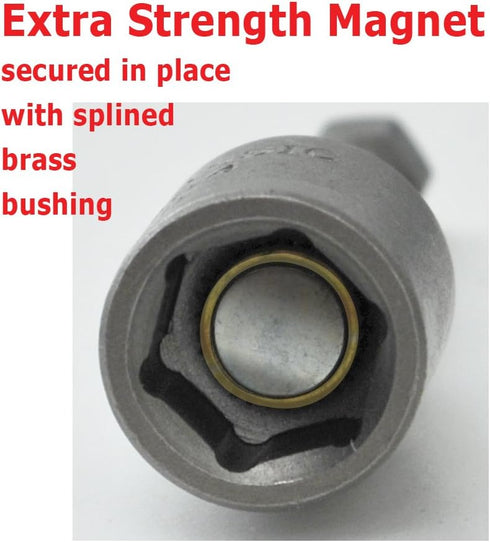 IVY Classic 44667 9/16" x 6" Magnetic Nut Setter, Impact Plus, 1/Card...