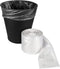 Blue donuts 4 Gallon trash bag liner 500 Count, Garbage bags, 17”x 18” Clear Leak proof Waste basket bin liners for bathroom, office and bedrooms...