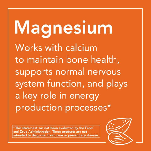 NOW Magnesium 400mg,180 Capsules (Pack of 2)...