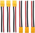 3 Pairs Amass XT90H XT90 Wire XT 90 Plug Male and Female Connector 150mm 10AWG Silicon Wire for RC Lipo Battery FPV Racing Drone...