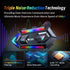 Motorcycle Helmet Bluetooth Headset, Cool RGB Dazzling Lights Motorbike Helmet Speaker Double Noise Cancellation Intercom Communication Systems wi...