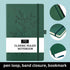 RICCO BELLO Classic College Ruled Notebook | Faux Leather Hardcover Lined Writing Journal for Work, Home, School | 192 Lined Pages, 5.7 x 8.4-Inch...