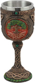 Ebros Colorful Celtic Knotwork Cosmic Sacred Tree of Life Yggdrasil Wine Goblet 5oz Vial Of Fertility And Immortality Wine Chalice Cup Figurine...