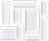 Kootek 9 Pcs Drawer Organizer Set, 4-Size Bathroom Vanity Trays Makeup Desk Dividers Versatile Storage Bins Clear Plastic Container for Dresser, B...