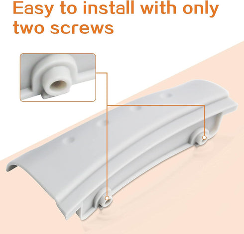 Upgrade Washer Durable Platinum Grey Door Handle Replacement - Fits Whirlpool Duet Washer Models WP8181846 WP8181846VP PS11744938 AP6011739 EA391617 ghw9400pw4 Duet Washer Parts